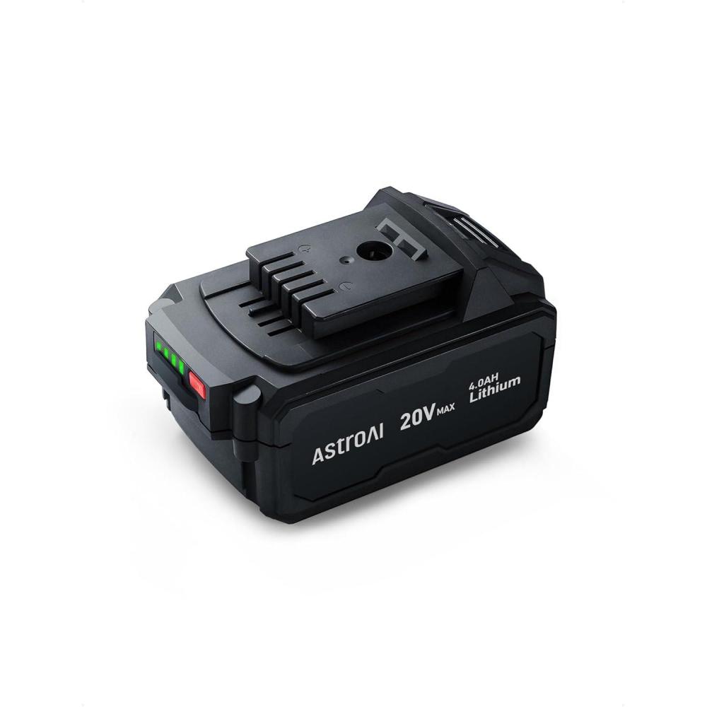 imageAstroAI Upgraded 4000mAh 20V MAX Rechargeable Liion Battery for JY23P1602301812 JY16P16018AIRUN TC3 TC4Only Fits Specified 20V Cordless Tools with Realtime LED Capacity Indicator USB Output40AH