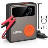 imageAstroAI Portable Car Jump Starter with Air Compressor 150PSI 1750A Car Jumper Starter Battery Pack with Cordless Tire Inflator 75 Gas50L Diesel 12V Jump Box Large LCD Display Lights