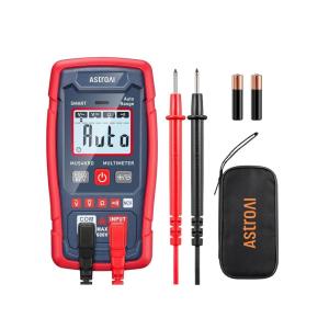 AstroAI Multimeter Tester 4000 Counts, Smart Measuring Mode, Auto-Ranging Digital Volt Meter, Fast Accurately Measures AC/DC Voltage, Resistance, Continuity, Supports a Non-Contact Voltage Function(Smart Mode)