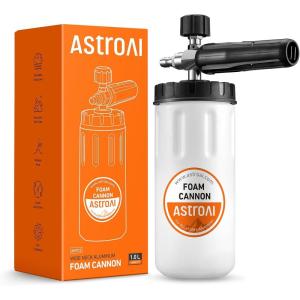 AstroAI Pressure Washer Spray Nozzle Tips 5-Pack,5 Cleaning Angles, 1/4” Quick Connector, 2.5 GPM Nozzle Size Fit Most Pressure Washers(Style 1  Without TIPS)
