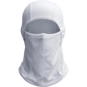 AstroAI Ski Mask Balaclava Face Mask Shiesty Mask for Men Women, Motorcycle UV Protector Windproof Neck Warmer Face Cover for Snowboarding, Skiing, Hunting, Cycling, Black(White)