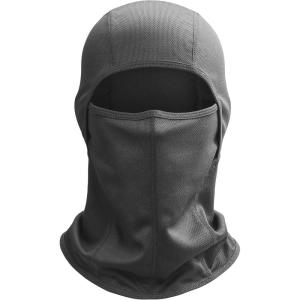 AstroAI Ski Mask Balaclava Face Mask Shiesty Mask for Men Women, Motorcycle UV Protector Windproof Neck Warmer Face Cover for Snowboarding, Skiing, Hunting, Cycling, Black(Grey)