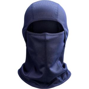 AstroAI Ski Mask Balaclava Face Mask Shiesty Mask for Men Women, Motorcycle UV Protector Windproof Neck Warmer Face Cover for Snowboarding, Skiing, Hunting, Cycling, Black(Blue)