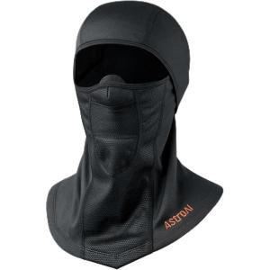 AstroAI Ski Mask Windproof Balaclava for Cold Weather, Winter Face Mask Breathable Stretchable for Skiing, Snowboarding, Gray(Black)
