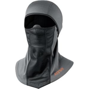 AstroAI Ski Mask Windproof Balaclava for Cold Weather, Winter Face Mask Breathable Stretchable for Skiing, Snowboarding, Gray(Gray)