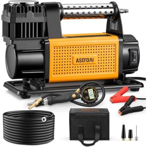 AstroAI T6 Offroad Air Compressor, 12 V Portable Air Pump with 7.06 CFM, AirCtrl, ¼ NPT Quick Connector, Heavy-Duty Truck Tire Inflator, Max 150 PSI for 4 × 4 SUV Vehicle RV ATV