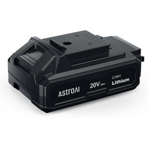 AstroAI Upgraded 4000mAh 20V MAX Rechargeable Li-ion Battery for JY23P160-2301812/ JY16P160-18/AIRUN TC3/ TC4(Only Fits Specified 20V Cordless Tools) with Real-time LED Capacity Indicator, USB Output(2.0AH)