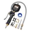 imageAstroAI Digital Tire Pressure Gauge Heavy Duty Tire Inflator Gauge 250PSI Air Chuck Compressor Accessories with Stainless Braided Hose Rotatable DialampampQuick Connect Coupler for TruckRVSUVStandard