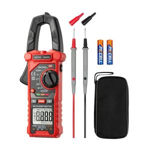 AstroAI Digital Clamp Meter Multimeter 2000 Counts Amp Voltage Tester Auto-ranging with AC/DC Voltage, AC Current, Resistance, Capacitance, Continuity, Live Wire Test, NCV, Blue(Black)