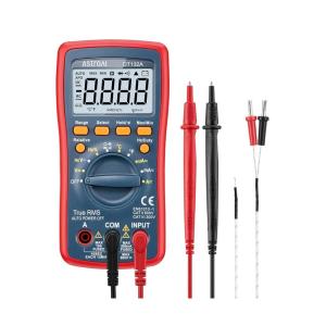 AstroAI Digital Multimeter, TRMS 4000 Counts Volt Meter (Manual and Auto Ranging); Measures Voltage Tester, Current, Resistance, Continuity, Frequency; Tests Diodes, Temperature (Red)